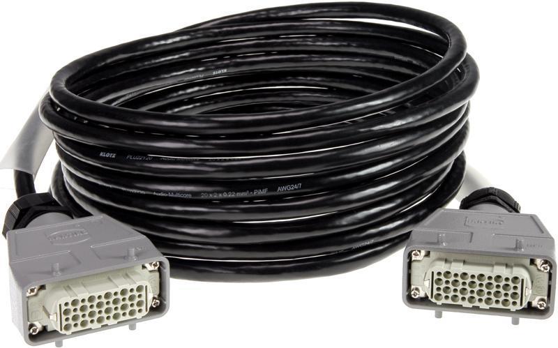 Klotz PolyLIVE RMP-RMP 20 kanálový analogový skupinový kabel - PVC - 6m