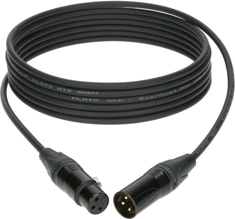 Klotz mikrofonní kabel XLR Neutrik - 4 x 0,15 mm² - 10m