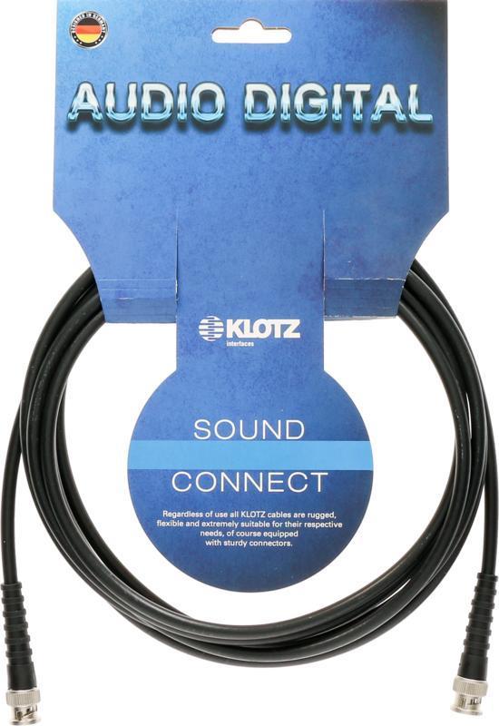 Klotz kabel WordClock a AESid, Telegärtner BNC konektory, 15m
