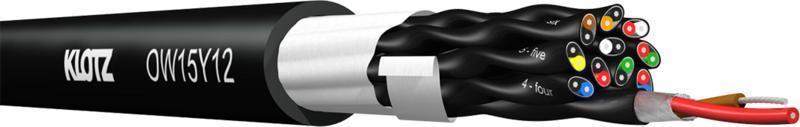 Klotz OmniWire AES/EBU kabel - 12 x 2 x 0,15 mm², PVC, 200m
