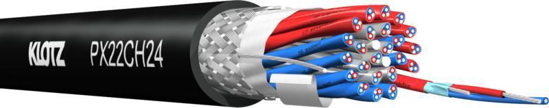 Klotz PolyFIX instalační kabel, odolný vůči ohni, 2 x 2 x 0,22 mm², 300m