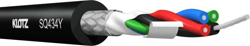 Klotz StarQuad pro audio kabel 4 x 0,34 mm², PVC, 50m