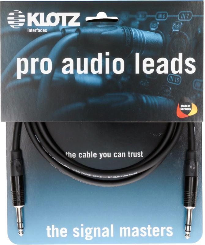 Klotz Jack-Jack kabel - symetrické kovové konektory - 7,5m