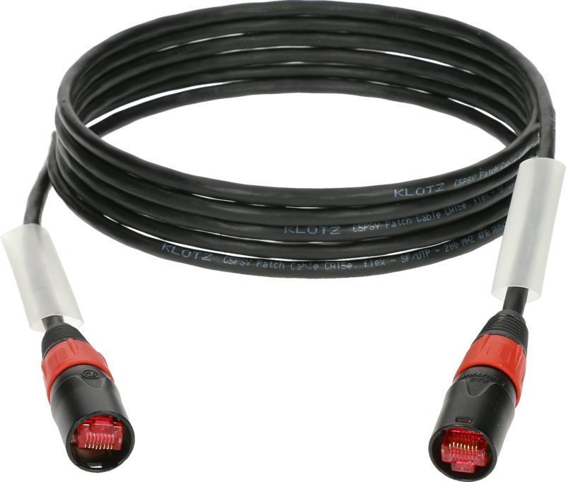 Klotz kabel CAT5e, PVC plášť, flexibilní, etherCON - 3m