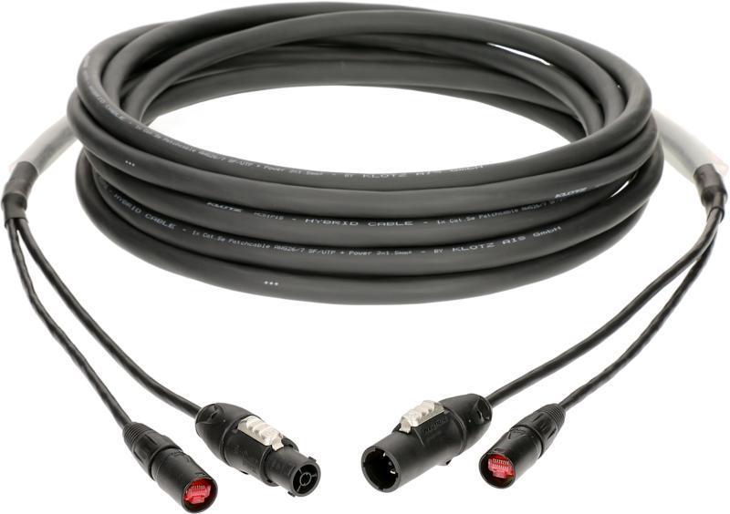 Klotz hybridní kabel CAT5e a napájení 1 x etherCON + powerCON TRUE1 - 10m