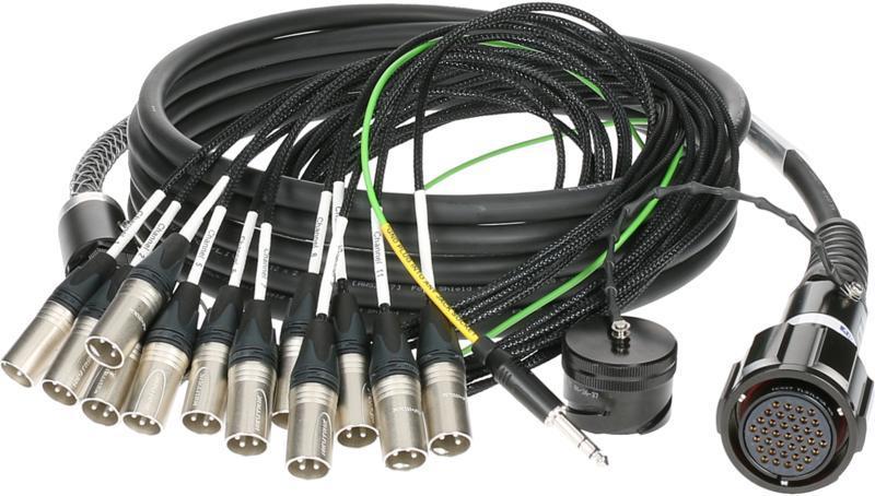 Klotz PolyLIVE RMP 37p - 12x XLR - 3m, analogový fanout, PVC