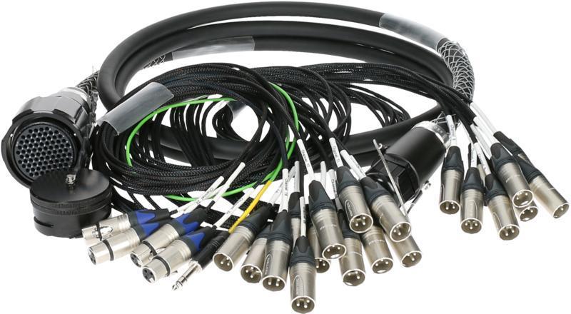 Klotz PolyLIVE RMP 85p - 20x XLR, 4x XLR, analogový fanout, PVC, 6m
