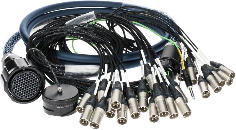 Klotz RMP-24 XLR kabel - 24x XLR konektor, 15m, PUR