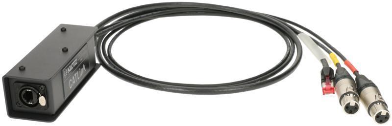 Klotz CATLink MINI skupinový kabel etherCON, 2 x XLR 3p, RJ45, 1,5m