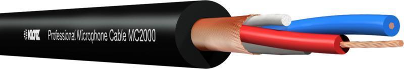 Klotz mikrofonní kabel 2 x 0,22 mm², extra silný plášť, PVC, 300m