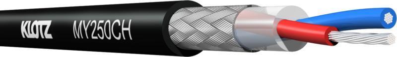 Klotz mikrofonní kabel 2 x 0,50 mm², FRNC, 200m