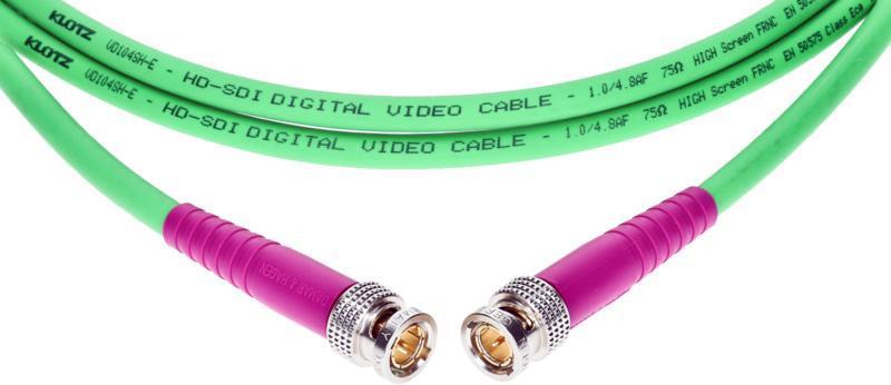 Klotz kabel SDI 12G, Damar & Hagen BNCPro konektory, HD/UHD/4K, 1m