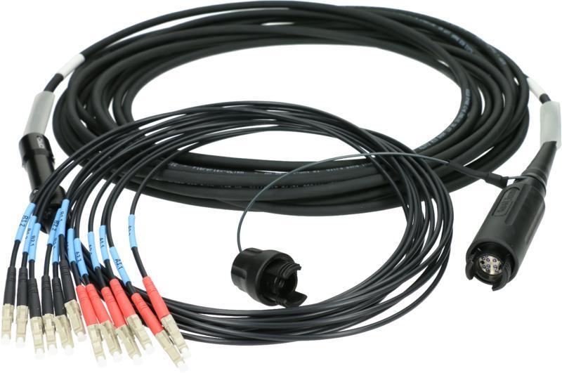 Klotz optický kabel SmartBeam DODEKA 12 - 12x LC/UPC, multimode OM4, 1m