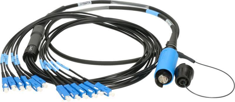 Klotz optický kabel SmartBeam DODEKA 12 - 12x SC/UPC, single-mode OS2 - 1m