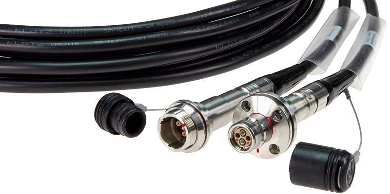 Klotz SMPTE 311M kabel pro montážní panel nebo nástěnnou zásuvku LEMO FMW - PEW - 50m