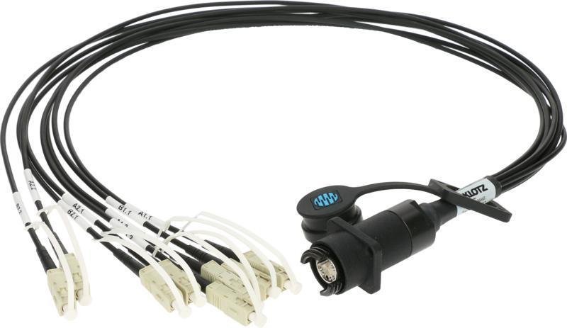 Klotz optický kabel SmartBeam-SC 8x SC/UPC multimode OM4 - 1m