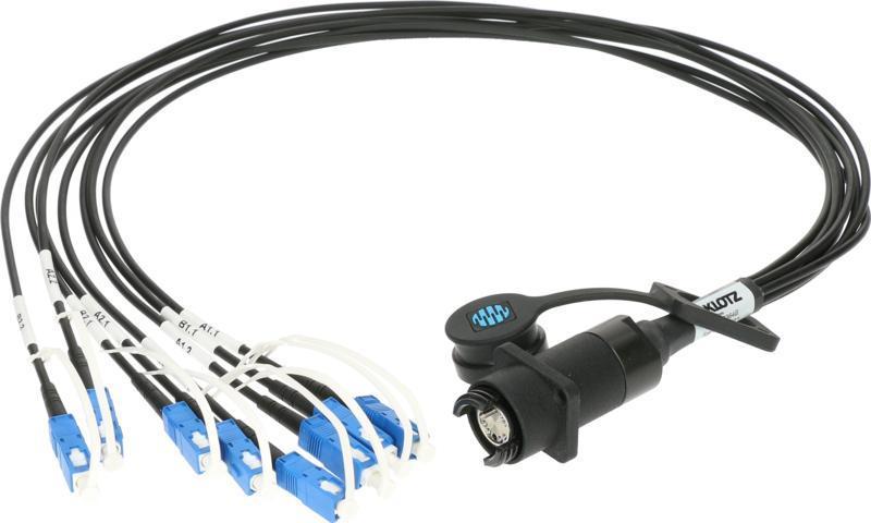 Klotz optický kabel SmartBeam-SC, 8x SC/UPC, single-mode, 1m