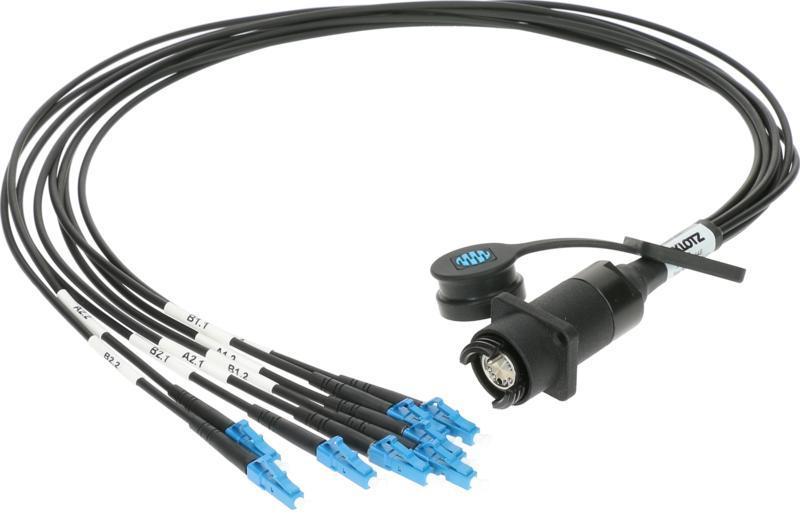Klotz optický kabel SmartBeam-LC 8x LC/UPC, single-mode, 1m