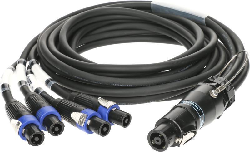 Klotz IM kabel speakON 8p matka - 4 x speakON 4p matka - 3m