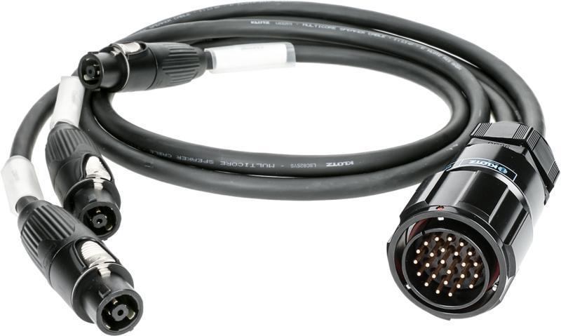 Klotz kabel - adaptér pro reproduktory PA-COM® 25p, 3 x speakON 8p