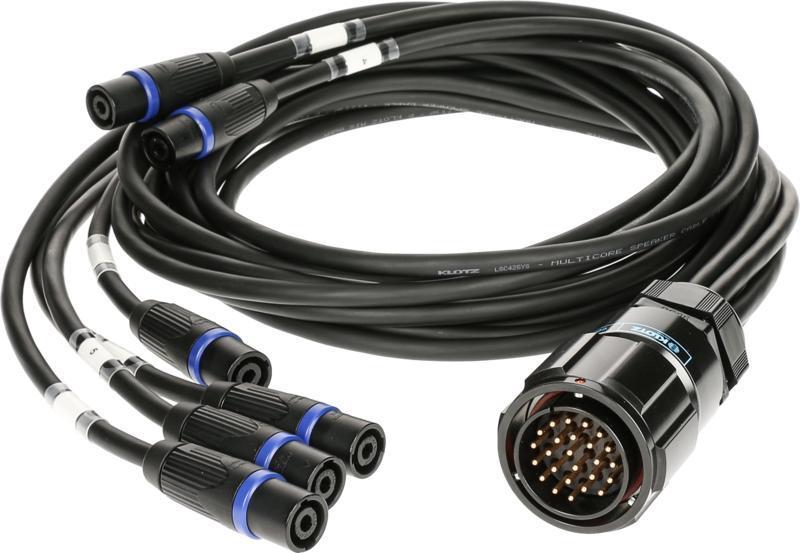 Klotz kabel pro d&b reproduktory PA-COM® 25p, 6 x speakON 4p