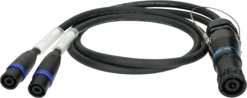 Klotz kabel speakON 8p na 2x speakON 4p, 1m