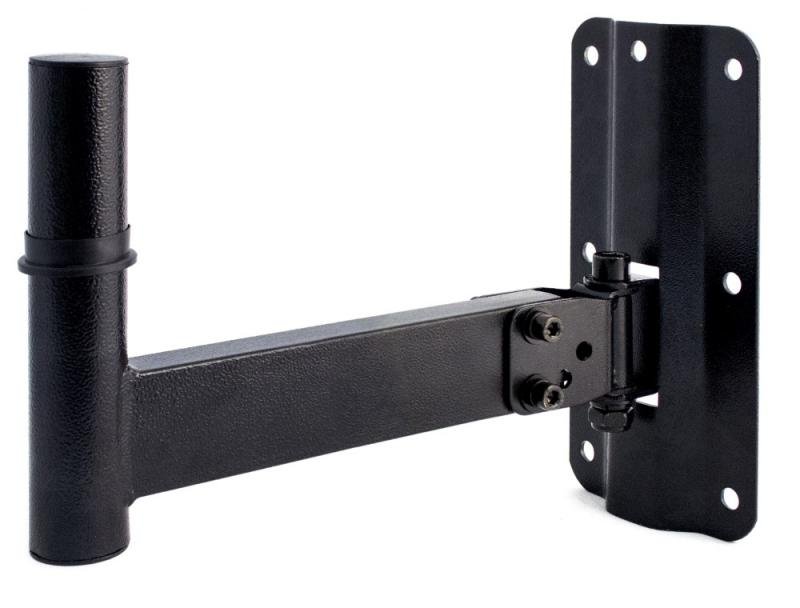 Proel nástěnný držáka na reproduktor, kov, d:35 mm, horizontální nastavení, max: 35 kg, černá
