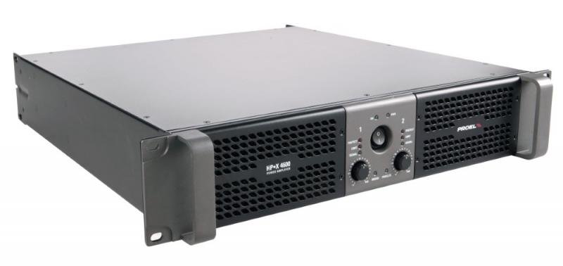Proel Zesilovač 2x2300W/2 Ohm, třída H, S/N >80dB