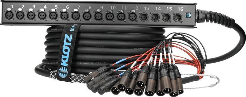 Klotz Stagebox 12/4 XLR 3p, 10m délka, 16 kanálů