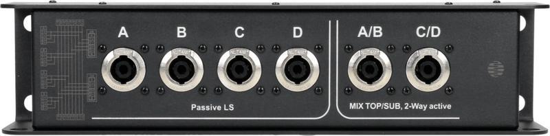 Klotz SpeakerLink kabel, speakON 8p samec/M - 6x speakON 4p samec - 0,38m