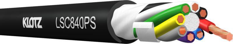 Klotz Multicore kabel 8 x 4,0 mm², PVC, 100m