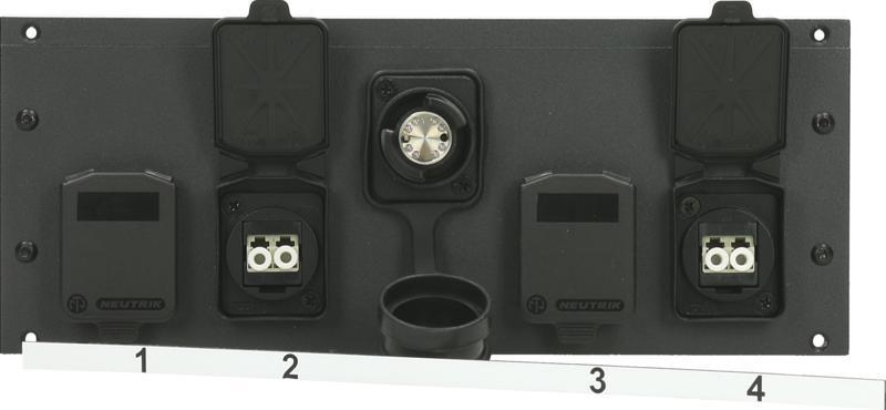 Klotz SmartBeam OCTO 4x LC duplex, optický rozbočovač, 42 TE