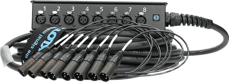 Klotz Stagebox 8x XLR 3p, 5m