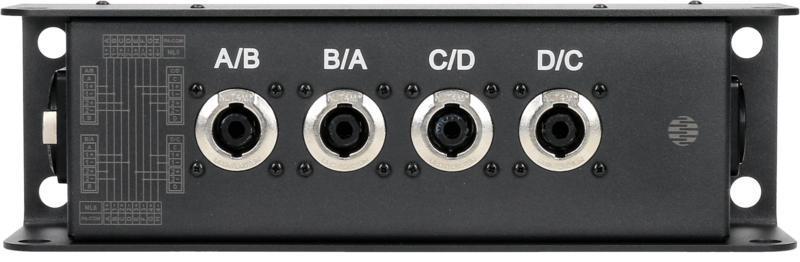 Klotz SpeakerLink rozbočovač, speakON 8p matka/otec, 4x speakON 4p otec