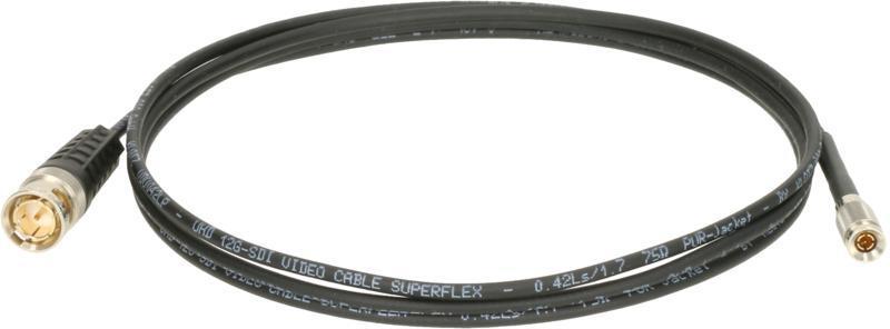 Klotz UHD 12G-SDI adaptér kabel - BNCslim, DIN1.0/2.3, 2m