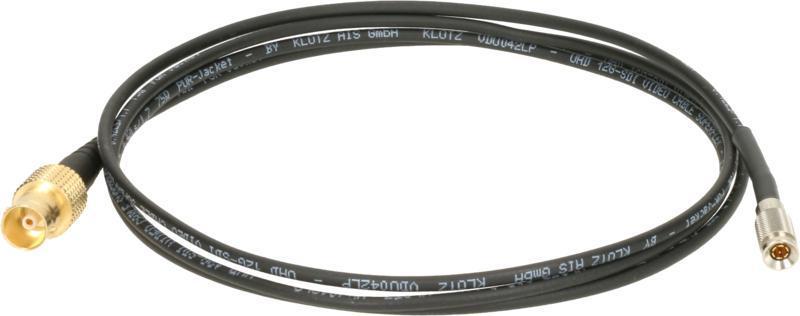 Klotz UHD 12G-SDI adaptér kabel - BNCPro, DIN1.0/2.3, 1m