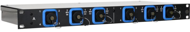 Klotz optický rozbočovač 2x opticalCON QUAD na 2x2 opticalCON, single-mode