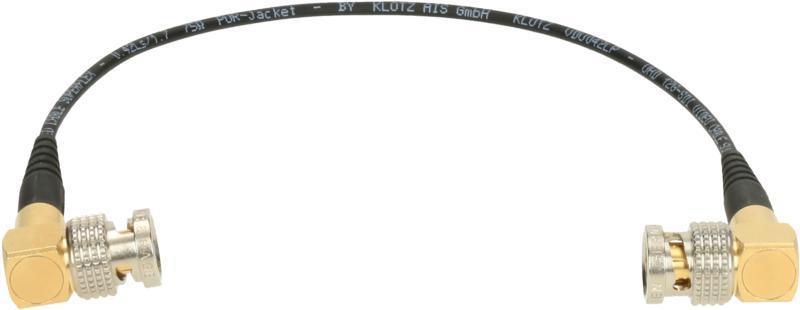 Klotz UHD patch kabel - BNCP konektor, ultra tenký, 0,45m