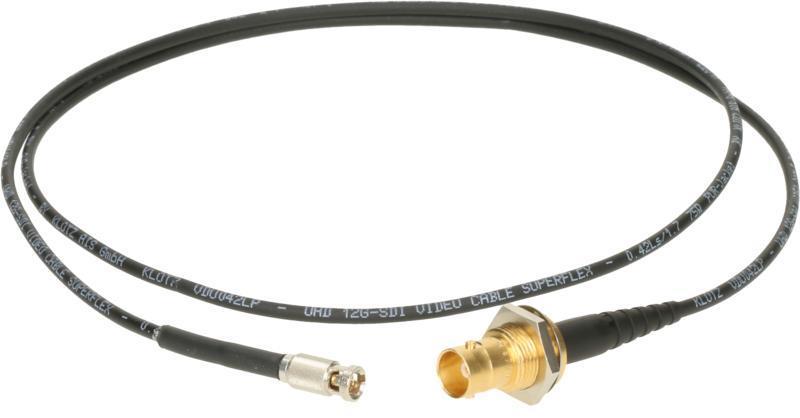 Klotz UHD 12G-SDI adaptér kabel - BNCPro panel, BNCmicro konektor, 0,5m