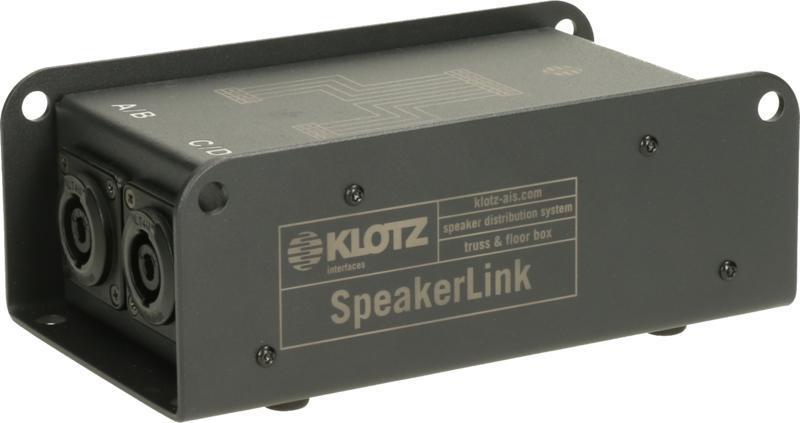 Klotz rozbočovač reproduktorů SpeakerLink speakON 8p, 2 x speakON 4p