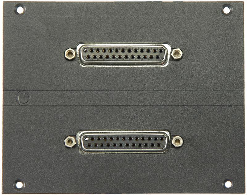 Klotz D-Sub modul 16 kanál, 21 HP, 2 x D-Sub 25p, 4 x SIL, 0,38m