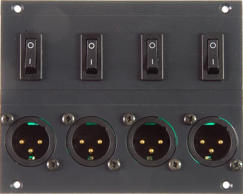 Klotz 4-kanálový zemní modul - 21 HP pro 19