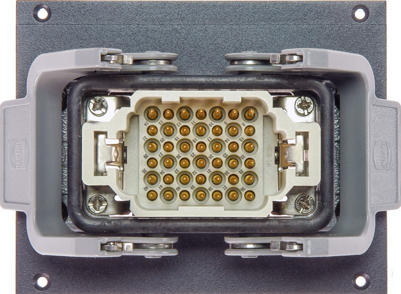Klotz Harting modul 12 kanálů, 21 HP HAN® 42p, 3 x SIL, kabel OTW204Y, 0,38m