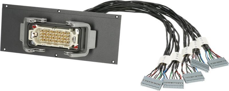 Klotz Harting modul 20 kanálů - 42 HP HAN® 40p - 0,55m