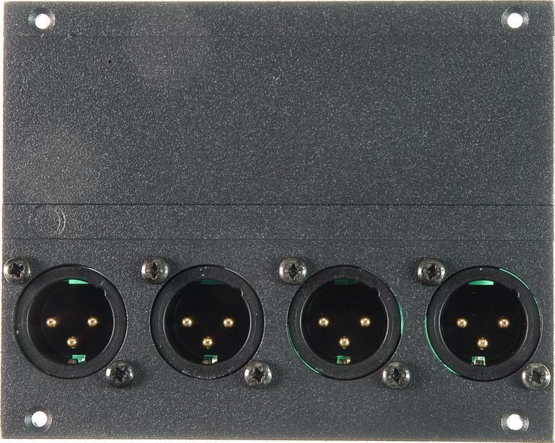 Klotz XLR modul 4 kanály, 21 HP pro MIS, 16 kanál mřížka