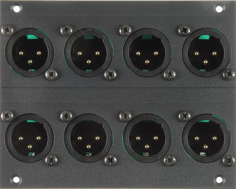 Klotz 8-kanál XLR 3p modul - 21 HP pro 19