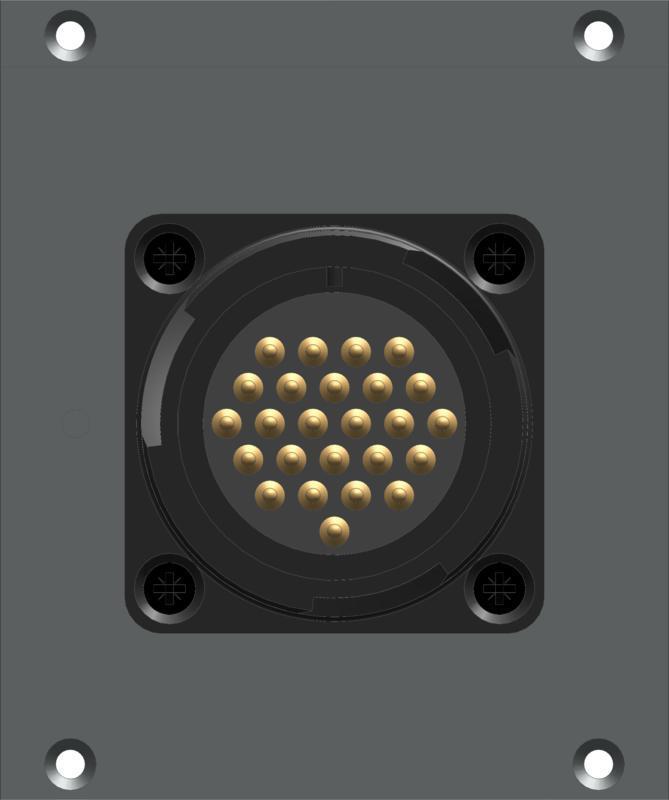 Klotz RMP modul 8 kanálový - 14 HP, 25p konektor, 2 x SIL, 0,38m