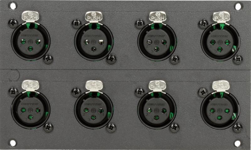 Klotz XLR modul 8 kanál, 28 HP pro MIS, 19