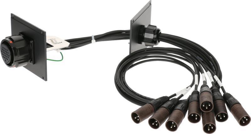 Klotz RMP patch modul 8 kanálů - 21 HP, 8 x XLR 3p, 1,5m