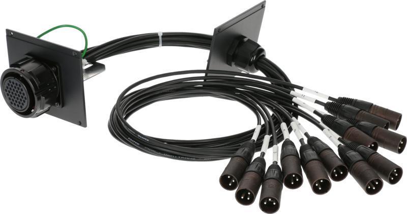 Klotz patch modul 12 kanálový, 21 HP, 12 x XLR 3p, 1,5m